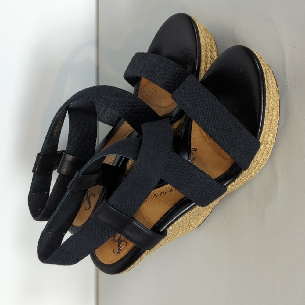 Sofft Braided Jute Wedges